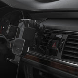 Suport auto Proove cu Incarcare Wireless Triple Clema (WHTC15010001), pentru Grila ventilatie, Automatic Arms, 15W, 4.0-6.9, negru