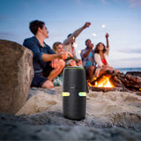 Boxa portabila Yesido Boxa portabila (YSW22), Bluetooth 5.3, TWS, Lumini RGB, IPX6, Radio FM, TF, AUX, Type-C, 4500mAh, 30W, negru