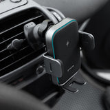 Suport auto Proove cu Incarcare Wireless Triple Clema Pro (WHTP15010004), 2in1 Suport, Automatic, LED, Qi2 15W, metalic