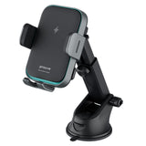 Suport auto Proove cu Incarcare Wireless Triple Clema Pro (WHTP15010004), 2in1 Suport, Automatic, LED, Qi2 15W, metalic