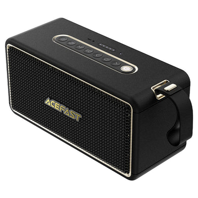 Boxa portabila Acefast Ultra (K3), BT 5.4, TF, AUX, Lumini RGB, DSP Processor, 360° Sound, IPX6, 120W, 4500mAh, negru