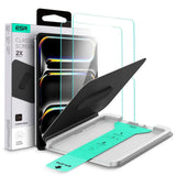 Folie de protectie pentru iPad Pro 13 (2024), ESR Tempered Glass Screen Protector UltraFit Tray (2 pack)