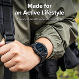 Curea pentru Samsung Galaxy Watch8 44mm, Ringke Rugged Gear, negru