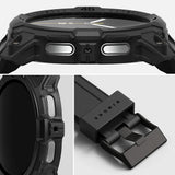Curea pentru Samsung Galaxy Watch8 44mm, Ringke Rugged Gear, negru
