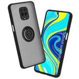 Husa pentru Xiaomi Redmi Note 9 Pro, Techsuit Glinth, negru