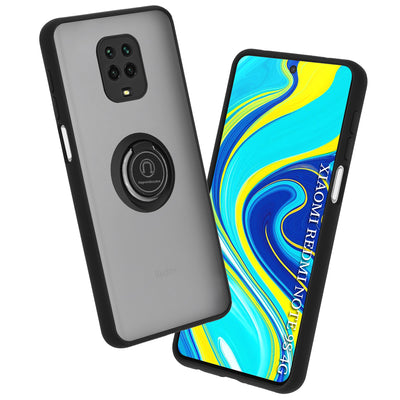 Husa pentru Xiaomi Redmi Note 9 Pro, Techsuit Glinth, negru