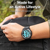 Curea pentru Samsung Galaxy Watch8 Classic, Ringke Rugged Gear, negru/transparenta