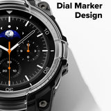 Curea pentru Samsung Galaxy Watch8 Classic, Ringke Rugged Gear, negru/transparenta