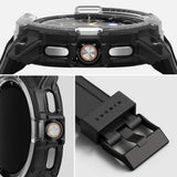 Curea pentru Samsung Galaxy Watch8 Classic, Ringke Rugged Gear, negru/transparenta