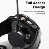 Curea pentru Samsung Galaxy Watch8 Classic, Ringke Rugged Gear, negru/transparenta