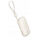 Baterie Externa Baseus Enerfill FC21 Qpow 3 Ultra (E0027M01), Detasabil Cable, 20000mAh, 22.5W, USB, USB-C, Bej