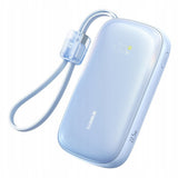 Baterie Externa Baseus Enerfill FC21 Qpow 3 Ultra (E0027L03), cu Detasabil Cable, 10000mAh, 22.5W, USB, USB-C, Albastru