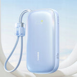 Baterie Externa Baseus Enerfill FC21 Qpow 3 Ultra (E0027L03), cu Detasabil Cable, 10000mAh, 22.5W, USB, USB-C, Albastru