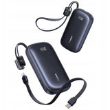 Baterie Externa Baseus Enerfill FC21 Qpow 3 Ultra (E0027L00), cu Detasabil Cable, 10000mAh, 22.5W, USB, USB-C, Negru