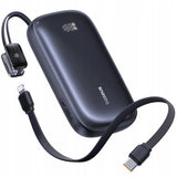 Baterie Externa Baseus Enerfill FC21 Qpow 3 Ultra (E0027L00), cu Detasabil Cable, 10000mAh, 22.5W, USB, USB-C, Negru