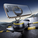 Suport auto Baseus PrimeTrip VC2 Flex (C0013803), Magnetic, pentru Bord/Parbriz, Pliabil, Reglabil, Vacuum Lock, negru
