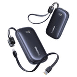 Baterie Externa Baseus Enerfill FC21 Qpow 3 Ultra (E0027Q00), cu Detasabil Cable, 10000mAh, 45W, USB, USB-C, Negru