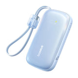 Baterie Externa Baseus Enerfill FC21 Qpow 3 Ultra (E0027Q03), cu Detasabil Cable, 10000mAh, 45W, USB, USB-C, Albastru