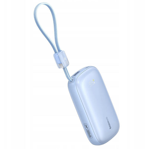 Baterie Externa Baseus Enerfill FC21 Qpow 3 Ultra (E0027Q03), cu Detasabil Cable, 10000mAh, 45W, USB, USB-C, Albastru