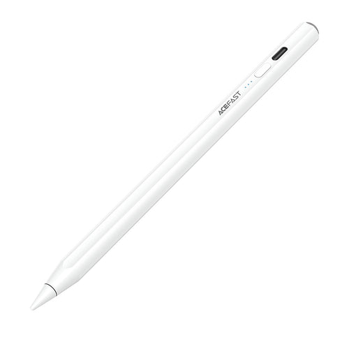 Stylus pen Acefast (V2), pentru iPad, Functie auto sleep, Indicator LED, alb