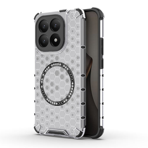Husa pentru Xiaomi 15T, Techsuit HoneyComb Shield MagSafe, alb