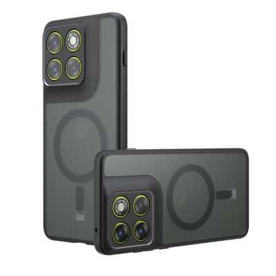 Husa pentru Motorola Edge 70, Techsuit PureFrost MagSafe, negru frost