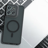 Husa pentru Motorola Moto G57 Power, Techsuit PureFrost MagSafe, negru frost