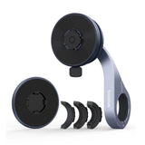 Suport bicicleta Baseus Bike Suport Telefon PrimeTrip VB1 (C0013D00), Magnetic, Aluminium Alloy, negru