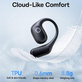 Casti wireless Baseus Eli 2i Fit (A0102604), Open-ear Design, Bluetooth 6.0, 2-Microfon AI ENC, 600mAh, IPX5, negru
