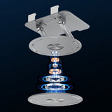 Suport de birou Yesido Suport de birou (C293), pentru Tablet, Good Heat Releasing, Folding Design, Aliaj aluminiu, argintiu