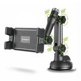 Suport auto Techsuit TabbyX (ST1), pentru Tablet/Telefon, Flexibil, 360A° Adjust, Universal, negru