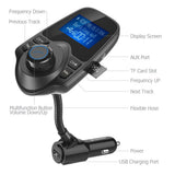 Modulator FM Techsuit JamLink (MFM4), Bluetooth, Jack 3.5mm, TF Card, 10–24V, negru