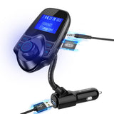 Modulator FM Techsuit JamLink (MFM4), Bluetooth, Jack 3.5mm, TF Card, 10–24V, negru