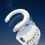 Yesido LED Selfie Light cu Phone Clip (DH13), 400mAh, 6.8W, 3 Lights Mode, Alb