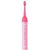 Periuta de dinti electrica Bitvae dinti electrica (BVK7S), Sonic, pentru Kids, 3 Smart Modes, cu App, 3 Tips Set, Pressure Sensor, IPX7, roz