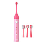 Periuta de dinti electrica Bitvae dinti electrica (BVK7S), Sonic, pentru Kids, 3 Smart Modes, cu App, 3 Tips Set, Pressure Sensor, IPX7, roz