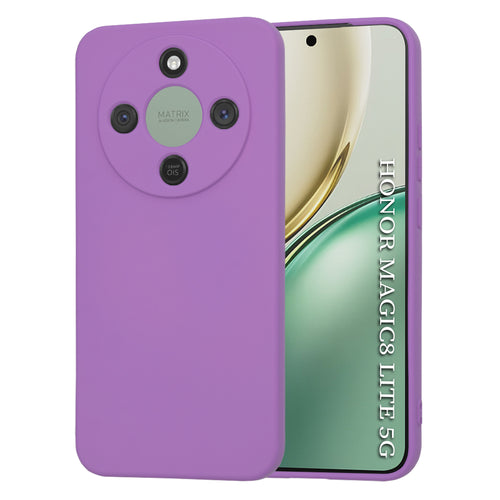 Husa pentru Honor Magic8 Lite, Techsuit SoftFlex, mov