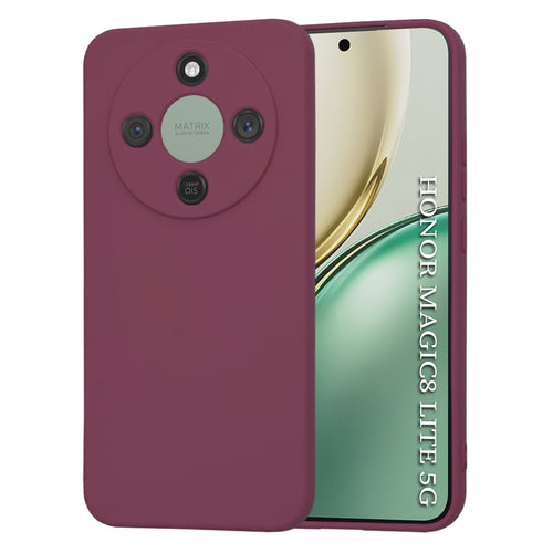 Husa pentru Honor Magic8 Lite, Techsuit SoftFlex, bordo