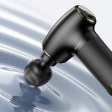 Aparat de Masaj Yesido Mini Portabil Massager Gun (MG02), Type-C, 4 Speed Level, 3200RPM, 1500mAh, 10W, Negru