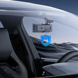 Yesido Dash Camera (KM22), 120° Wide-Angle Lens, 1080P Dual-Channel Recording, Negru