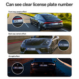 Yesido Dash Camera (KM22), 120° Wide-Angle Lens, 1080P Dual-Channel Recording, Negru