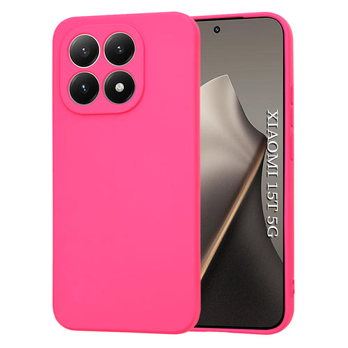 Husa pentru Xiaomi 15T, Techsuit SoftFlex, fucsia