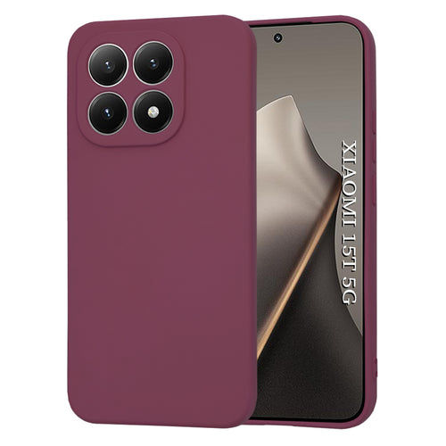 Husa pentru Xiaomi 15T, Techsuit SoftFlex, bordo