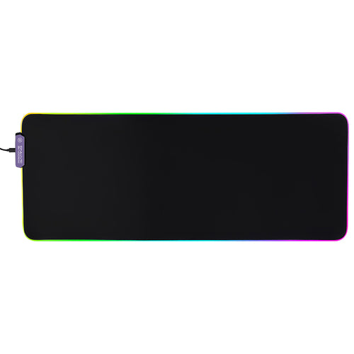 Proove Mouse Pad Offland (MPOF00022401), pentru Gaming, USB to USB-C, RGB-backlit, Slim, Flexible, 800x300x4mm, 1.8m, Negru