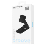 Incarcator wireless Proove Energy Fold (WSEF15010001), MagSafe, 3in1, pentru iPhone, AirPods, Apple Watch, 15W, negru