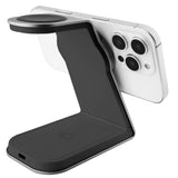 Incarcator wireless Proove Omni Power (WSOP15020003), MagSafe, 3in1, pentru iPhone, AirPods, Apple Watch, 15W, gri