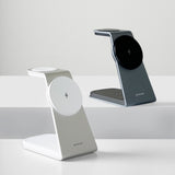 Incarcator wireless Proove Omni Power (WSOP15020003), MagSafe, 3in1, pentru iPhone, AirPods, Apple Watch, 15W, gri