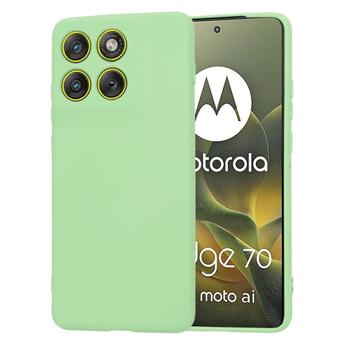 Husa pentru Motorola Edge 70, Techsuit SoftFlex, verde deschis