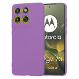 Husa pentru Motorola Edge 70, Techsuit SoftFlex, mov