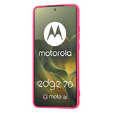 Husa pentru Motorola Edge 70, Techsuit SoftFlex, fucsia